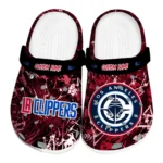 Los Angeles Clippers Clogs - Custom Graffiti Burst Red Black 1 los-angeles-clippers-clog-custom-graffiti-burst-red-black-best-selling.webp