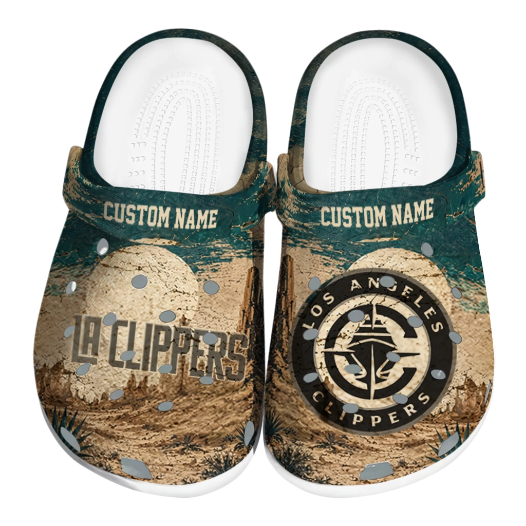 los-angeles-clippers-clog-customized-cracked-landscape-fir-green-beige-best-selling.webp los angeles clippers clog customized cracked landscape fir green beige best selling