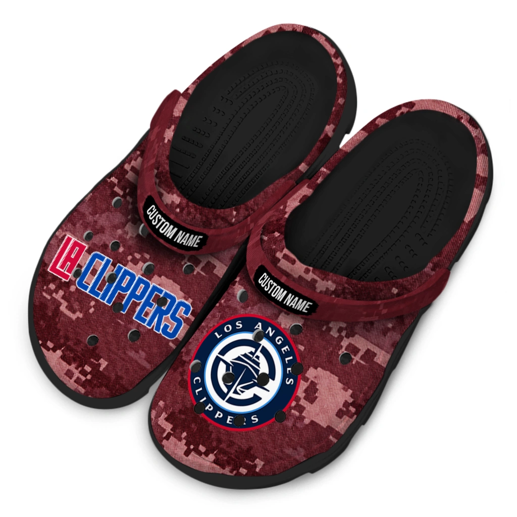 los-angeles-clippers-clog-customized-digital-camo-red-latest-model.webp