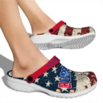 los-angeles-clippers-clog-customized-distressed-stripes-red-blue-best-selling.webp