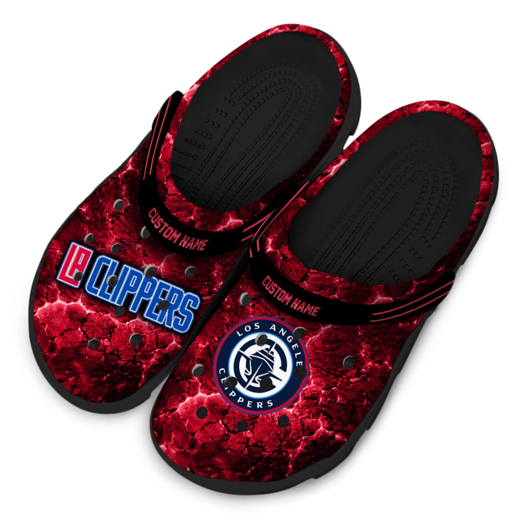 los-angeles-clippers-clog-personalized-cracked-energy-red-black-latest-model.webp