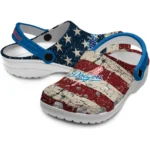 los-angeles-dodgers-clog-custom-distressed-stripes-blue-red-blue-best-selling.webp