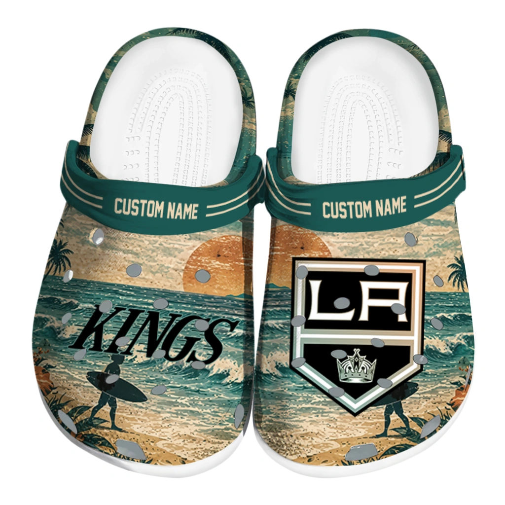 los-angeles-kings-clog-custom-wave-scene-fir-green-best-selling.webp los angeles kings clog custom wave scene fir green best selling