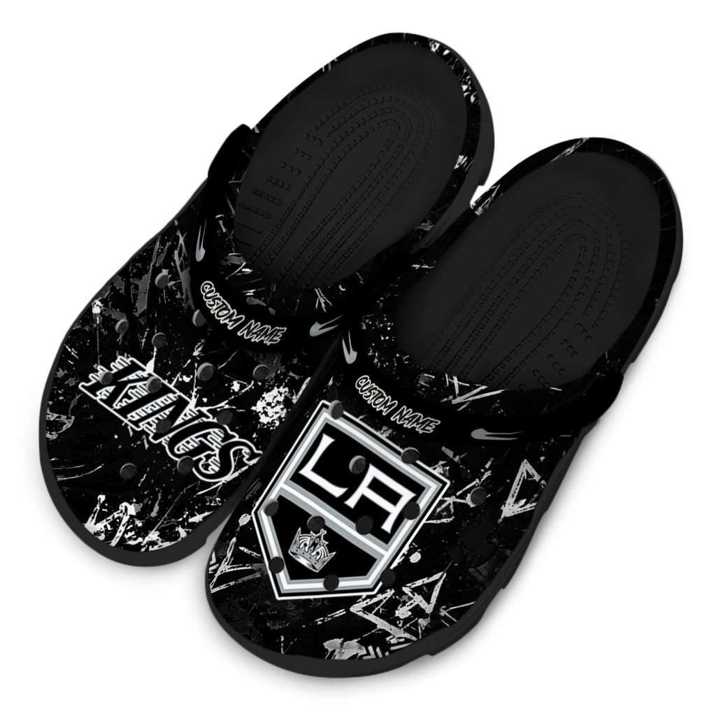 los-angeles-kings-clog-customized-graffiti-burst-black-latest-model.webp