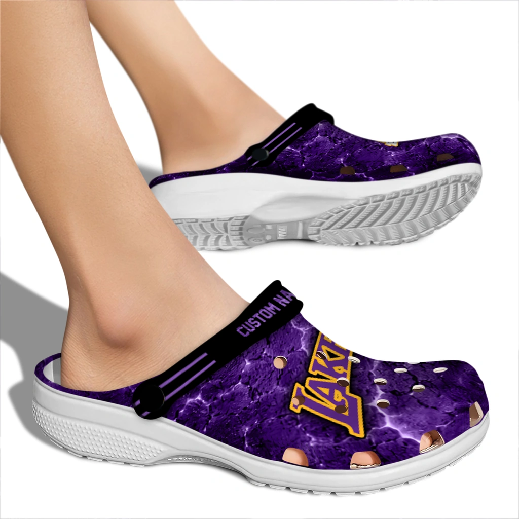 los-angeles-lakers-clog-custom-cracked-energy-purple-black-fashion-forward.webp