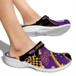 los-angeles-lakers-clog-customized-checkered-streaks-purple-black-best-selling.webp