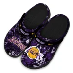 los-angeles-lakers-clog-customized-graffiti-burst-purple-black-best-selling.webp