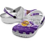 los-angeles-lakers-clog-customized-wave-swirl-purple-white-best-selling.webp