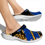 Los Angeles Rams Clogs – Personalized Circuit Geometry Blue Black 1