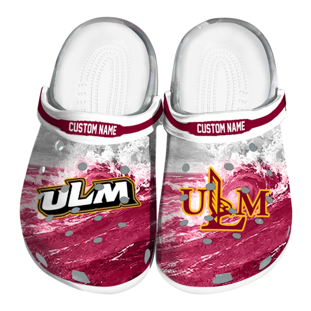louisiana-monroe-warhawks-clog-customized-wave-swirl-red-white-best-selling.webp louisiana monroe warhawks clog customized wave swirl red white best selling