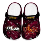 Louisiana-Monroe Warhawks Clogs - Personalized Circuit Geometry Red Black 1 louisiana-monroe-warhawks-clog-personalized-circuit-geometry-red-black-best-selling.webp