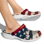 louisiana-monroe-warhawks-clog-personalized-distressed-stripes-red-blue-best-selling.webp