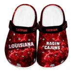 louisiana-ragin-cajuns-clog-custom-cracked-energy-red-black-best-selling.webp