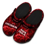 louisiana-ragin-cajuns-clog-custom-cracked-energy-red-black-best-selling.webp