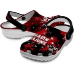 louisiana-ragin-cajuns-clog-custom-splatter-splash-red-black-best-selling.webp