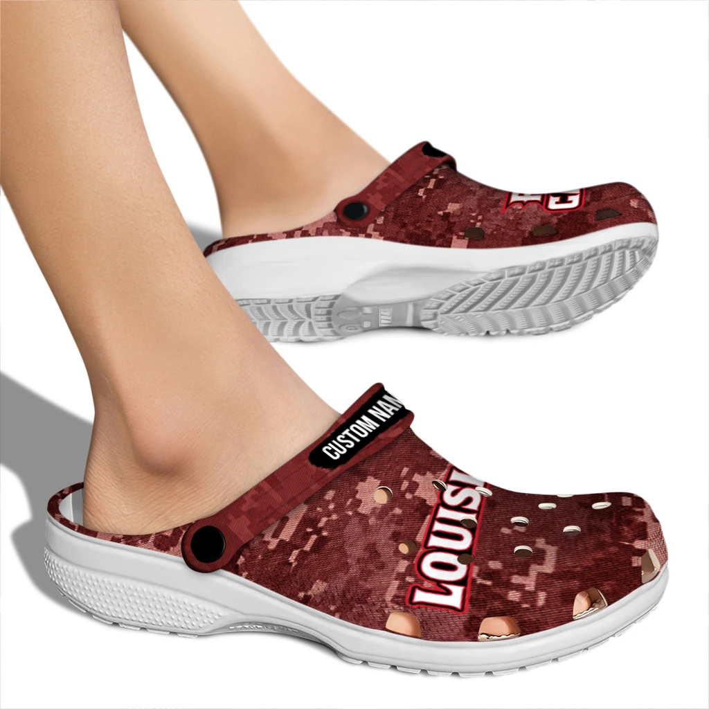 louisiana-ragin-cajuns-clog-personalized-digital-camo-red-fashion-forward.webp
