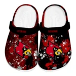 Louisville Cardinals Clogs - Customized Splatter Splash Red Black 1 louisville-cardinals-clog-customized-splatter-splash-red-black-best-selling.webp