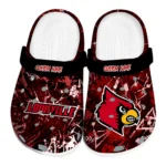 Louisville Cardinals Clogs - Personalized Graffiti Burst Red Black 1 louisville-cardinals-clog-personalized-graffiti-burst-red-black-best-selling.webp
