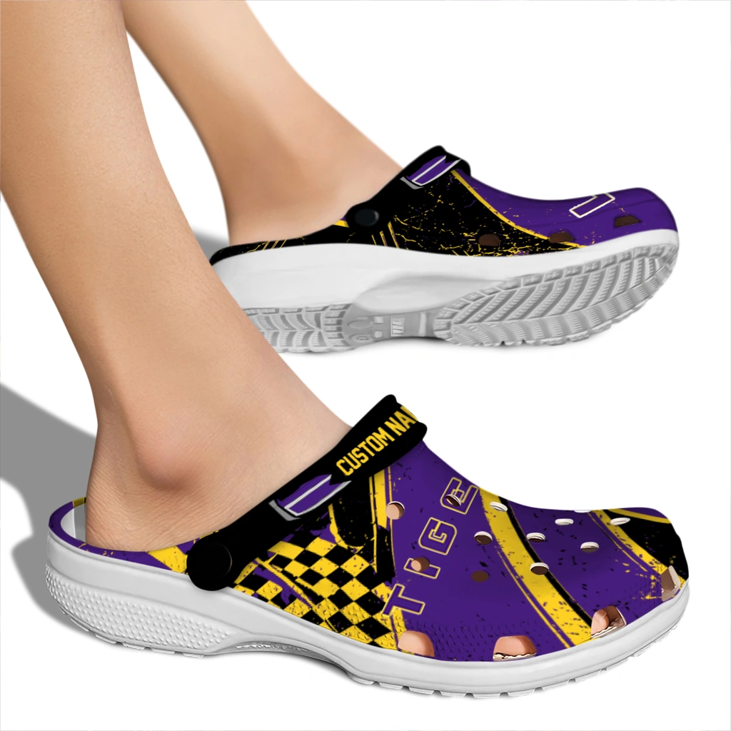 lsu-tigers-clog-custom-checkered-streaks-purple-black-fashion-forward.webp