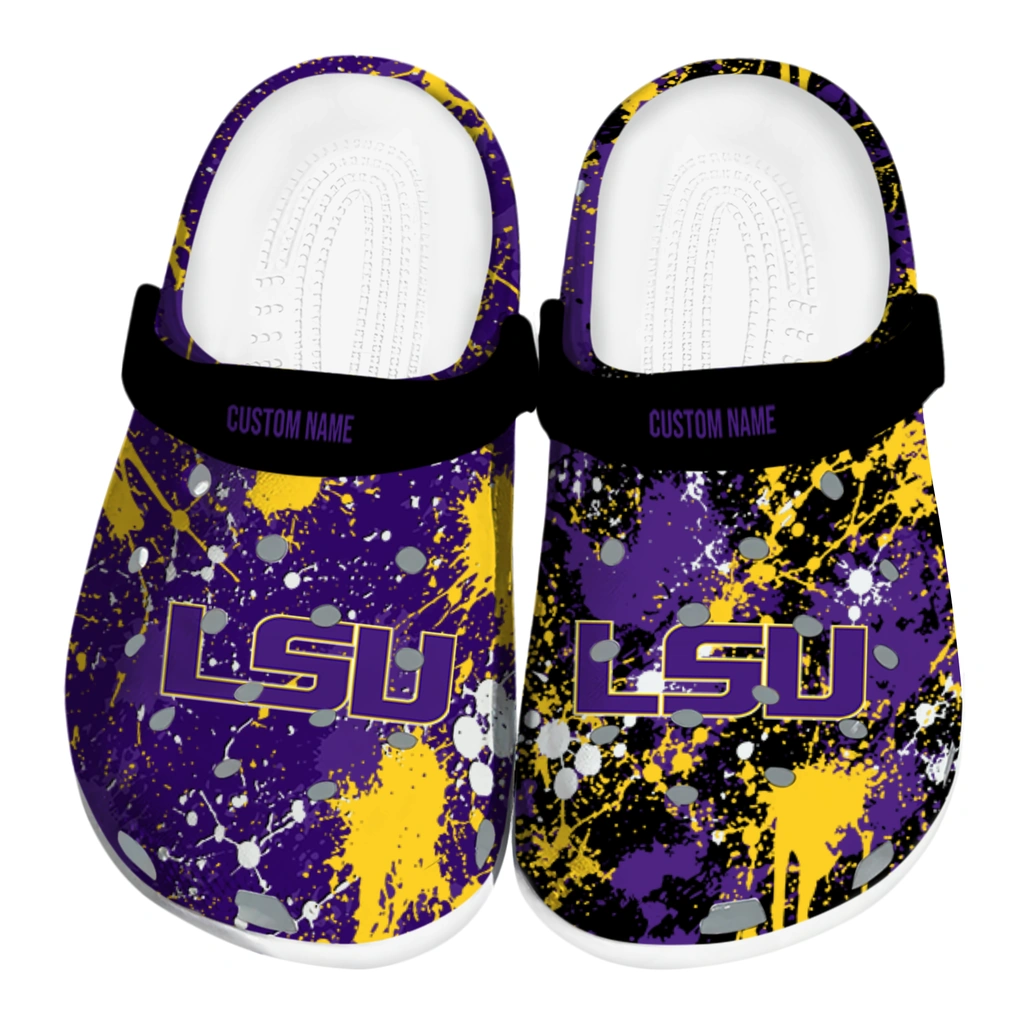 lsu-tigers-clog-personalized-splatter-splash-purple-black-best-selling.webp lsu tigers clog personalized splatter splash purple black best selling