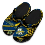 marquette-golden-eagles-clog-custom-checkered-streaks-blue-black-best-selling.webp