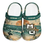 marquette-golden-eagles-clog-personalized-wave-scene-fir-green-best-selling.webp