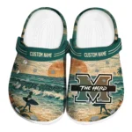 Marshall Thundering Herd Clogs - Custom Wave Scene Fir Green 1 marshall-thundering-herd-clog-custom-wave-scene-fir-green-best-selling.webp