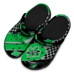 Marshall Thundering Herd Clogs – Personalized Circuit Geometry Green Black 1
