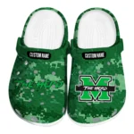 marshall-thundering-herd-clog-personalized-digital-camo-green-best-selling.webp