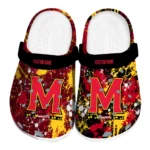 maryland-terrapins-clog-customized-splatter-splash-red-black-best-selling.webp