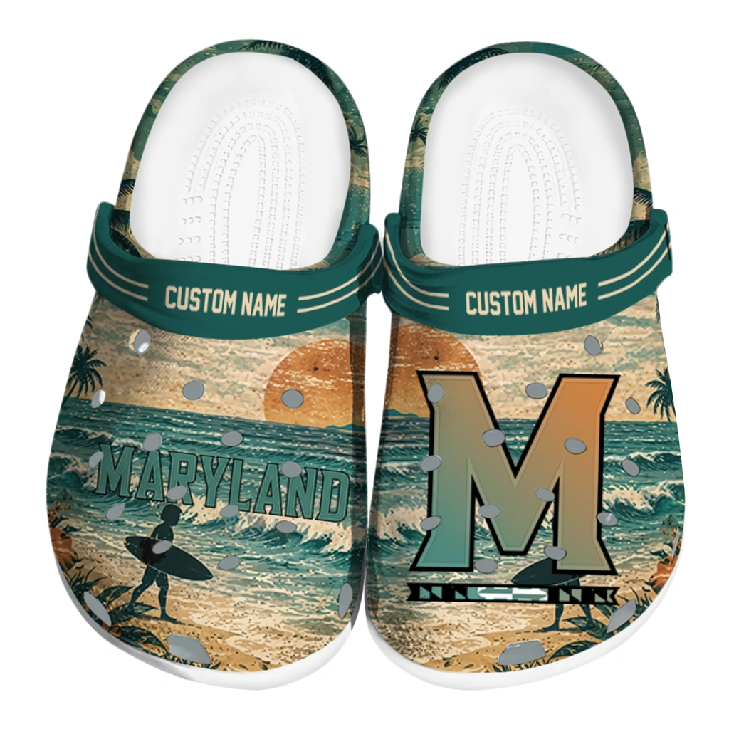 maryland-terrapins-clog-customized-wave-scene-fir-green-best-selling.webp maryland terrapins clog customized wave scene fir green best selling
