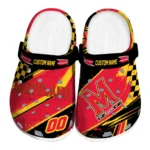 Maryland Terrapins Clogs - Personalized Checkered Streaks Red Black 1 maryland-terrapins-clog-personalized-checkered-streaks-red-black-best-selling.webp
