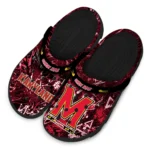 maryland-terrapins-clog-personalized-graffiti-burst-red-black-best-selling.webp