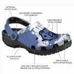 Memphis Grizzlies Clogs Splatter Graphics Best Selling