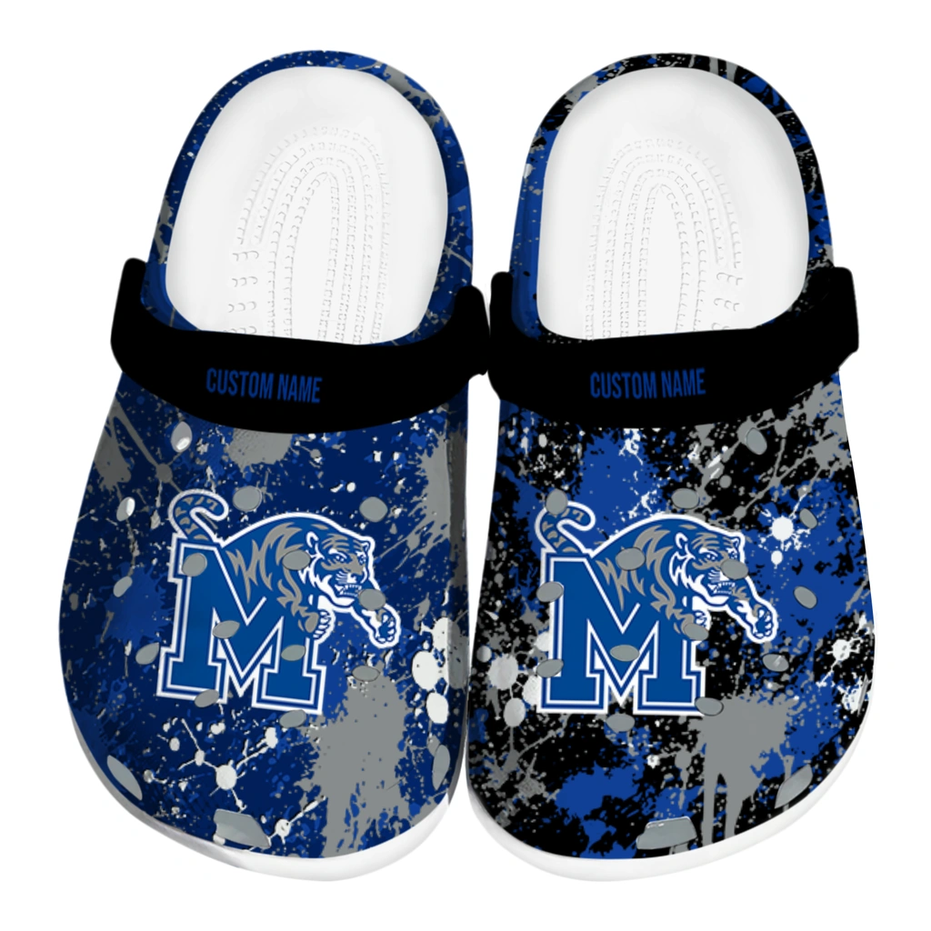 memphis-tigers-clog-custom-splatter-splash-blue-black-best-selling.webp memphis tigers clog custom splatter splash blue black best selling
