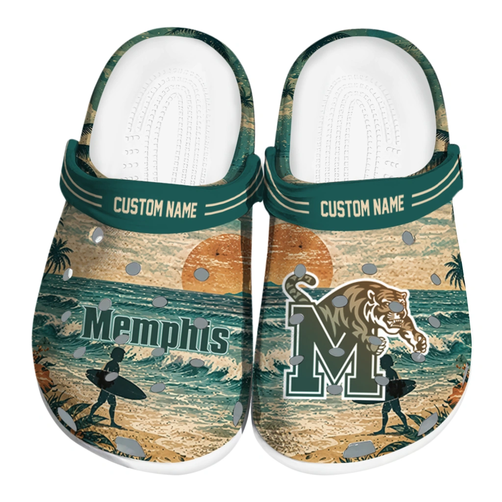 memphis-tigers-clog-custom-wave-scene-fir-green-best-selling.webp memphis tigers clog custom wave scene fir green best selling