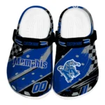Memphis Tigers Clogs - Personalized Circuit Geometry Blue Black 1 Memphis Tigers Clogs – Personalized Circuit Geometry Blue Black 1