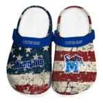 Memphis Tigers Clogs - Personalized Distressed Stripes Blue Red Blue 1 memphis-tigers-clog-personalized-distressed-stripes-blue-red-blue-best-selling.webp