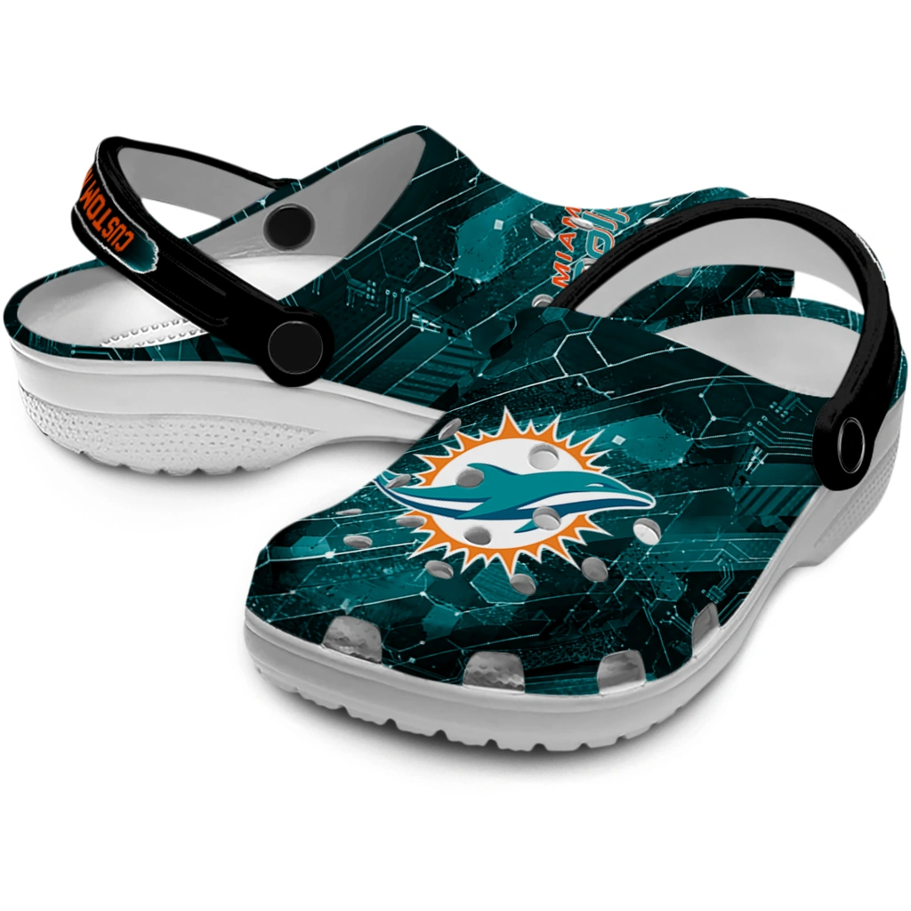 miami-dolphins-clog-custom-circuit-geometry-aqua-black-high-quality.webp