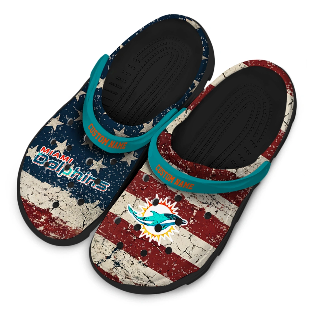 miami-dolphins-clog-custom-distressed-stripes-aqua-red-blue-latest-model.webp