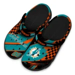 miami-dolphins-clog-personalized-checkered-streaks-aqua-black-best-selling.webp