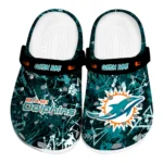 Miami Dolphins Clogs - Personalized Graffiti Burst Aqua Black 1 miami-dolphins-clog-personalized-graffiti-burst-aqua-black-best-selling.webp