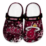Miami Heat Clogs - Custom Graffiti Burst Red Black 1 miami-heat-clog-custom-graffiti-burst-red-black-best-selling.webp