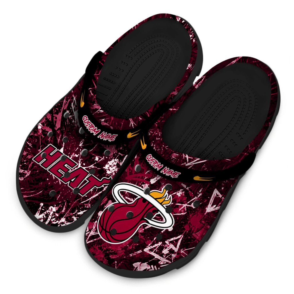 miami-heat-clog-custom-graffiti-burst-red-black-latest-model.webp