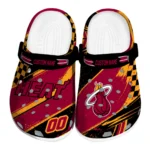 Miami Heat Clogs - Customized Circuit Geometry Red Black 1 Miami Heat Clogs – Customized Circuit Geometry Red Black 1