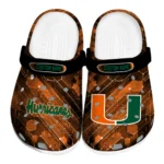 Miami Hurricanes Clogs - Custom Circuit Geometry Orange Black 1 miami-hurricanes-clog-custom-circuit-geometry-orange-black-best-selling.webp