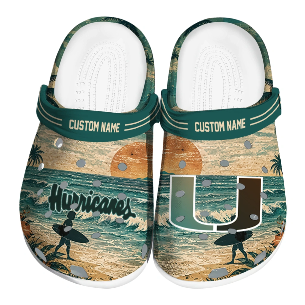 miami-hurricanes-clog-customized-wave-scene-fir-green-best-selling.webp miami hurricanes clog customized wave scene fir green best selling