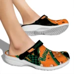 miami-hurricanes-clog-personalized-checkered-streaks-orange-black-best-selling.webp