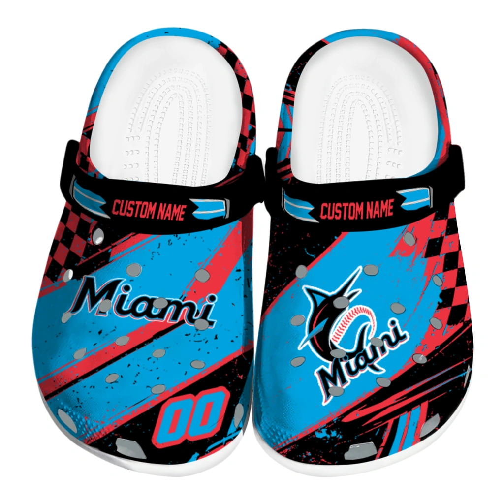 miami-marlins-clog-custom-checkered-streaks-blue-black-best-selling.webp miami marlins clog custom checkered streaks blue black best selling