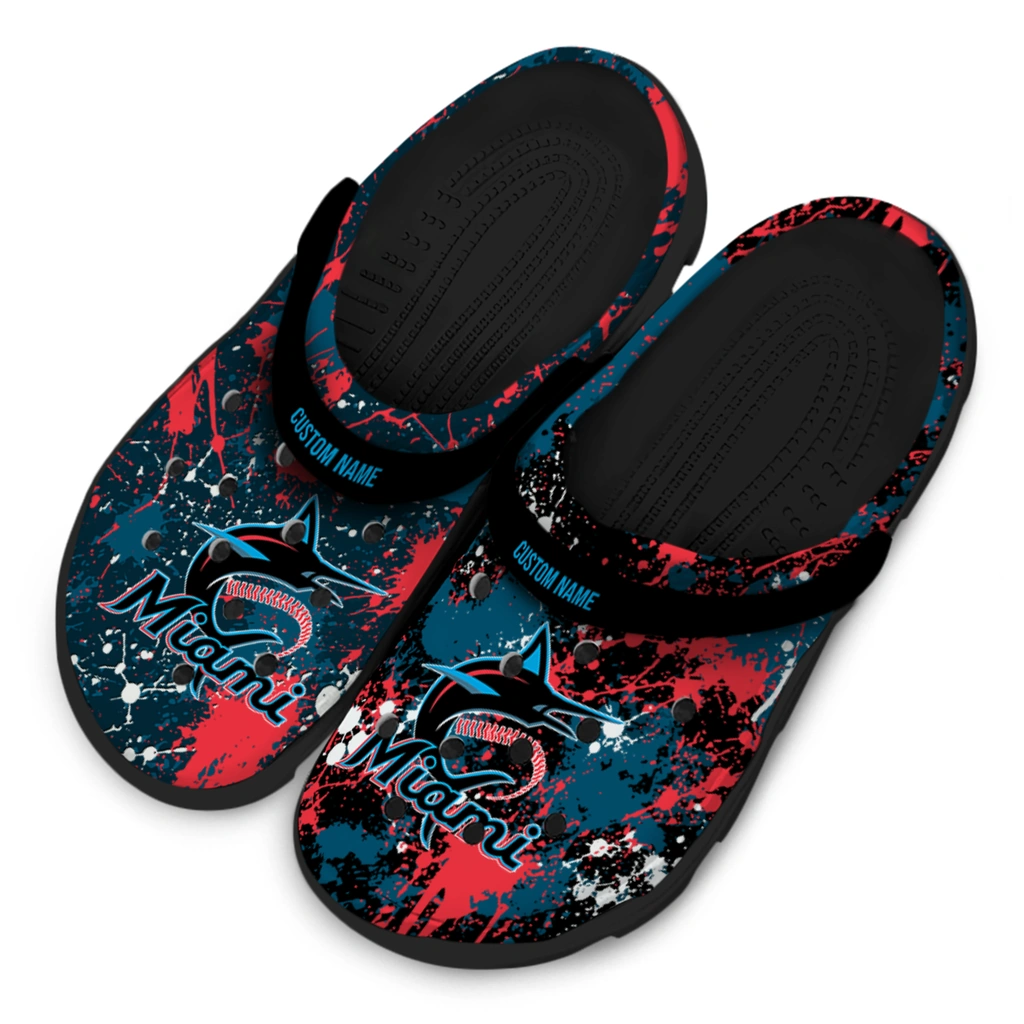 miami-marlins-clog-personalized-splatter-splash-blue-black-latest-model.webp